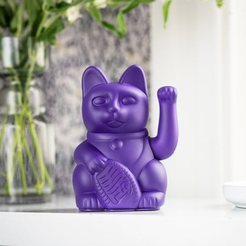 Chat Chanceux Violet