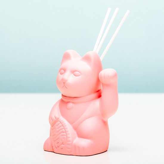 Diffuseur de parfum Chat Chanceux Rose - le Chat Chanceux