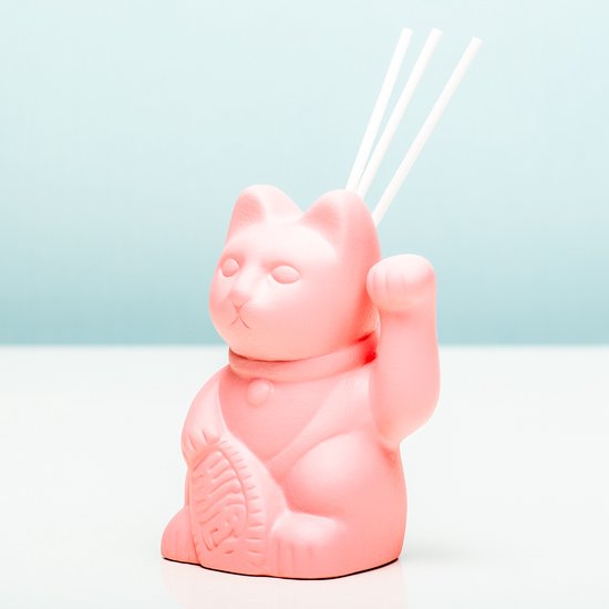 Diffuseur de parfum Chat Chanceux Rose