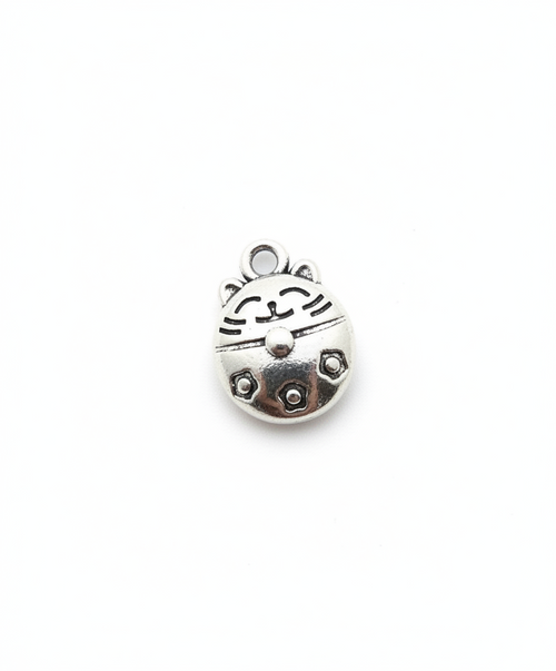 Silver Turkattberlock - Maneki Neko - huvudvy - Kokochao