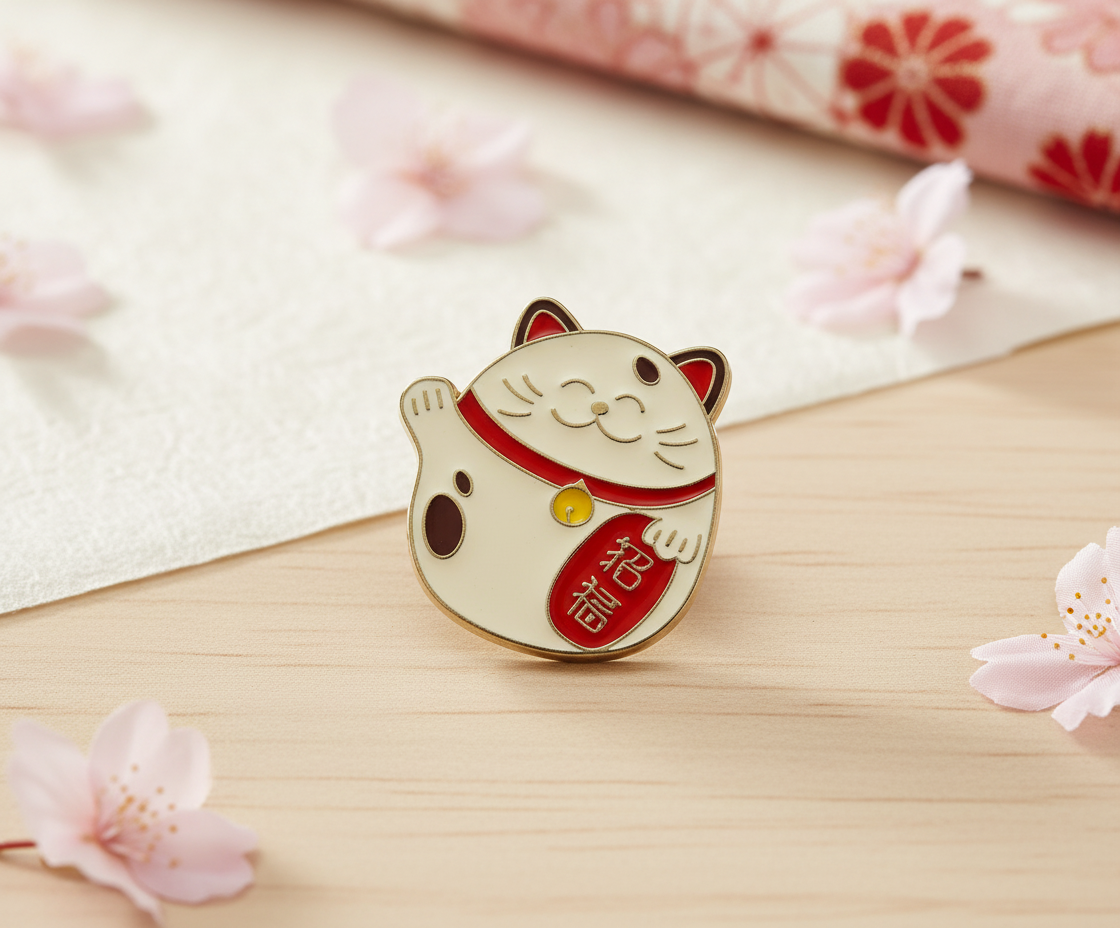 Lucky Cat Pin