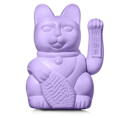 Grand Chat Chanceux Lilas - le Chat Chanceux