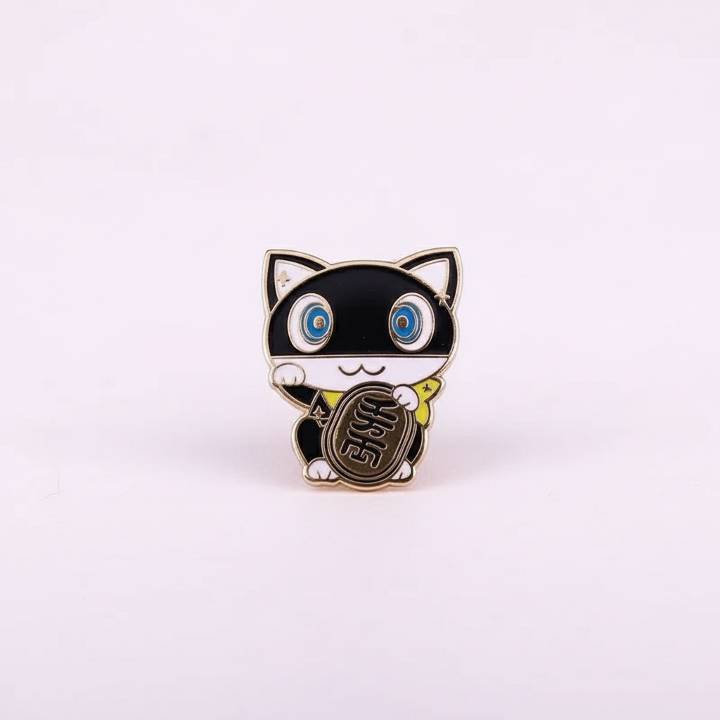 Anime Lucky Cat Pin