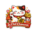 Sticker Maneki Neko – Le Chat Chanceux