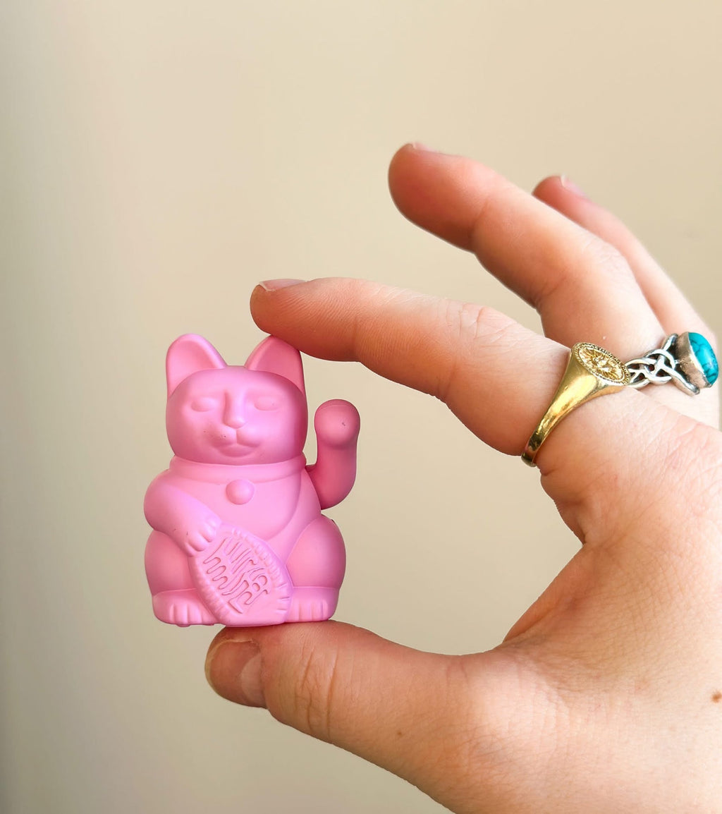 Mini Zonne-Gelukskatje Roze “Kiro”