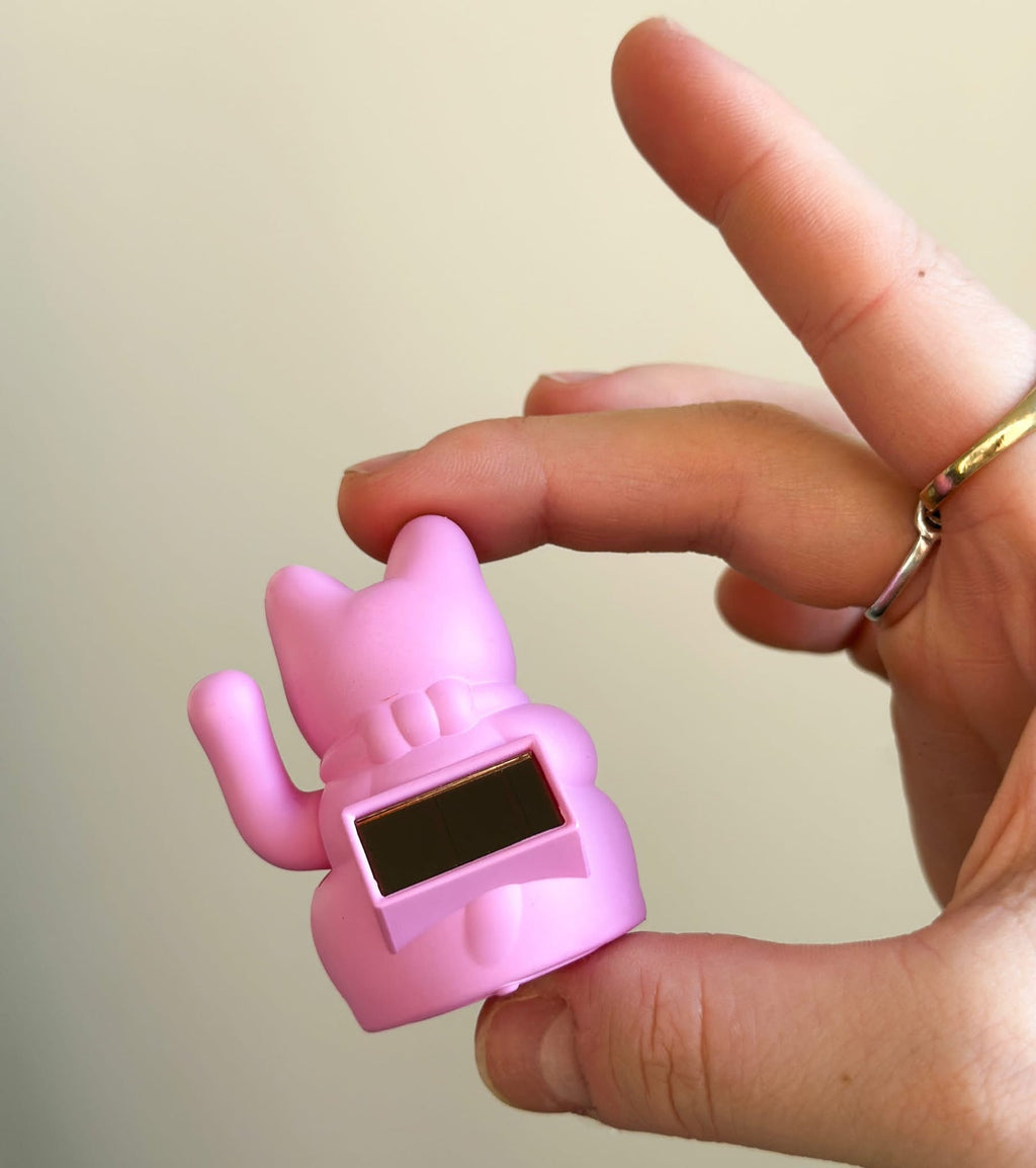 Mini Zonne-Gelukskatje Roze “Kiro”