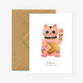 Lucky Cat - Carte de voeux