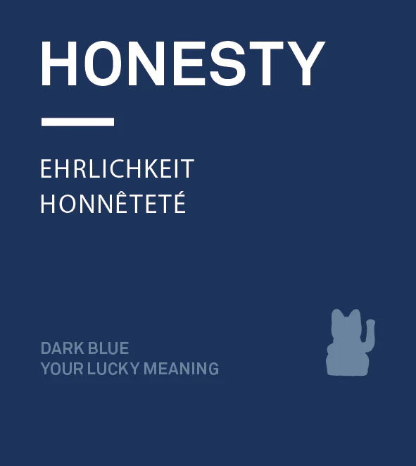 Patch Chat Chanceux Bleu Foncé