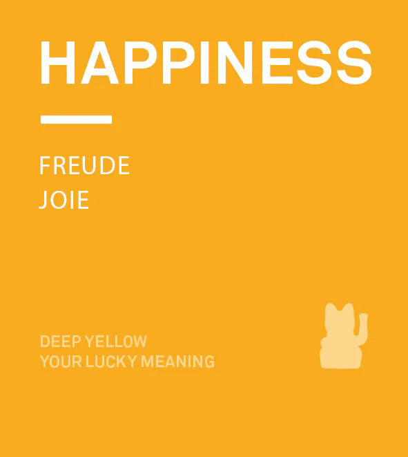 Chat Chanceux Jaune Profond SMILEY®