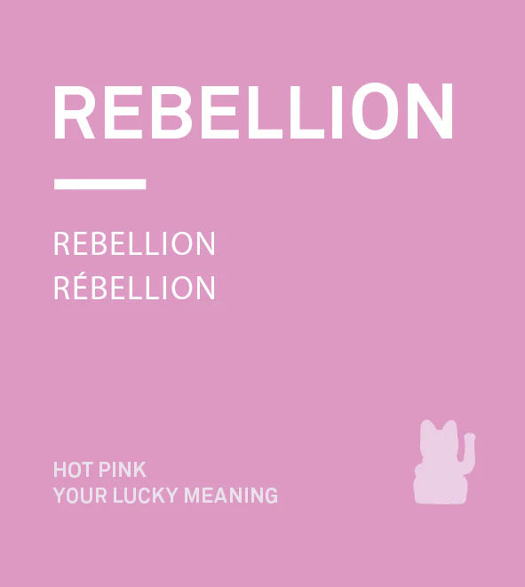 Mini Chat Chanceux Rose Chaud