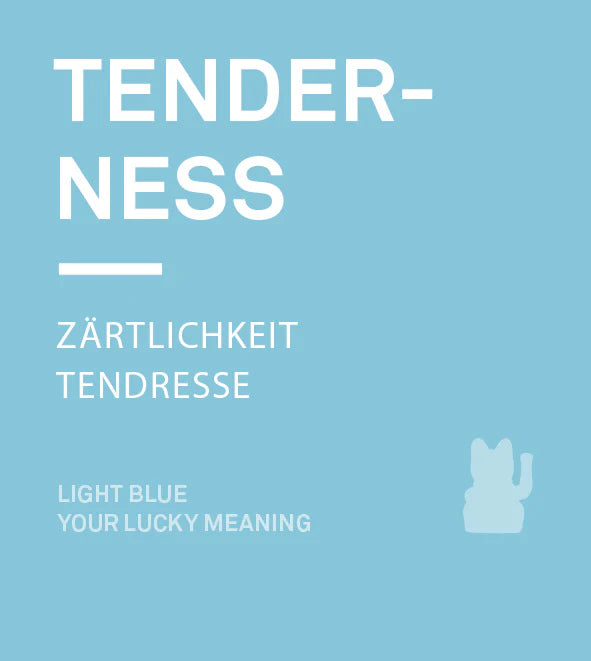 Chat Chanceux Bleu Clair