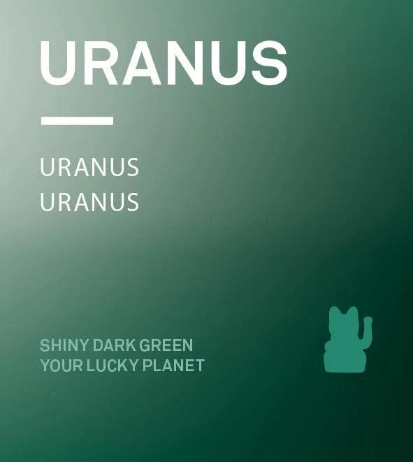 Chat Chanceux Vert Brillant - Cosmic Edition Uranus
