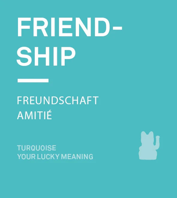 Chat Chanceux Turquoise – visuel produit
