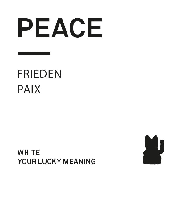 Porte-clés Chat Chanceux Blanc