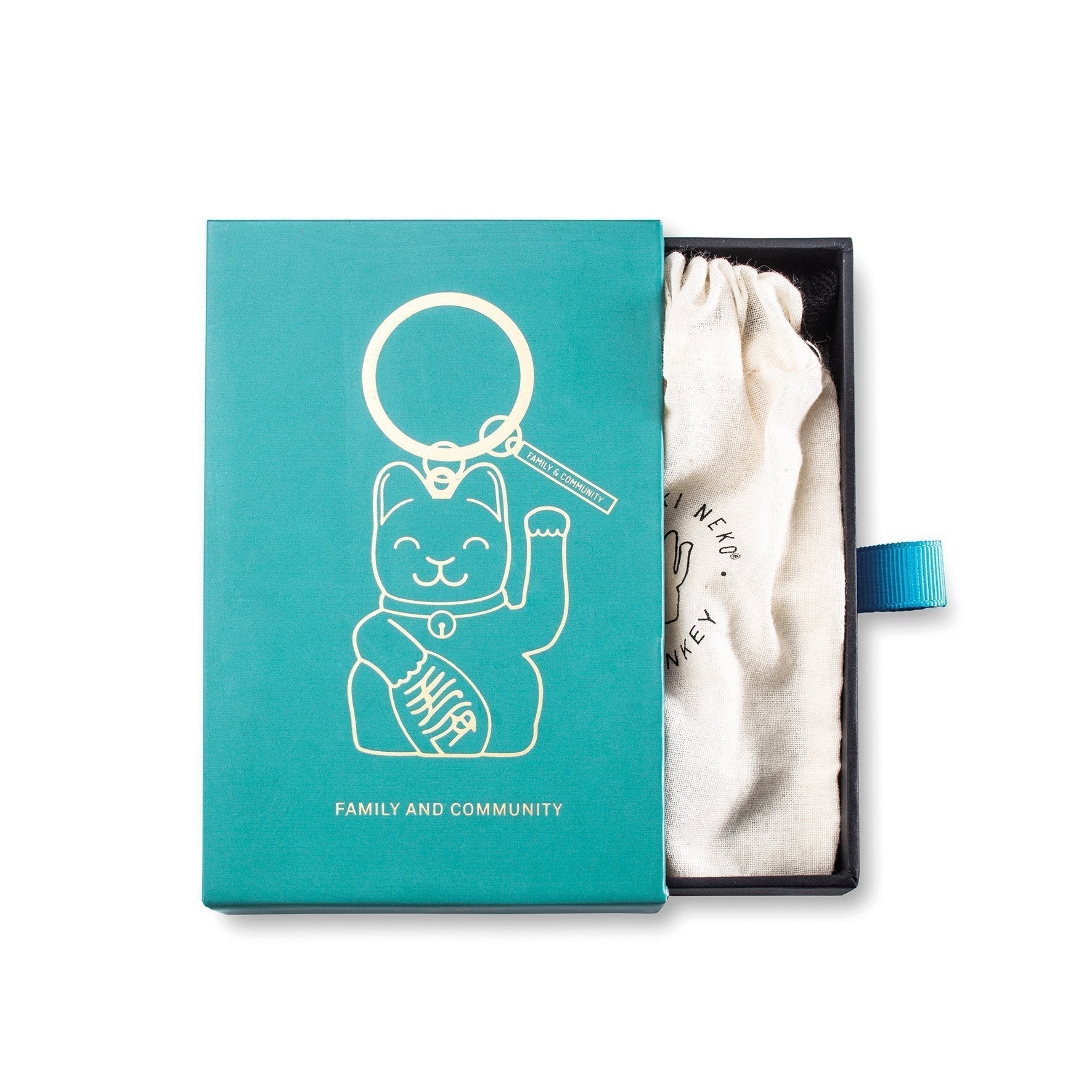 porte-cles-chat-chanceux-vert-donkey 