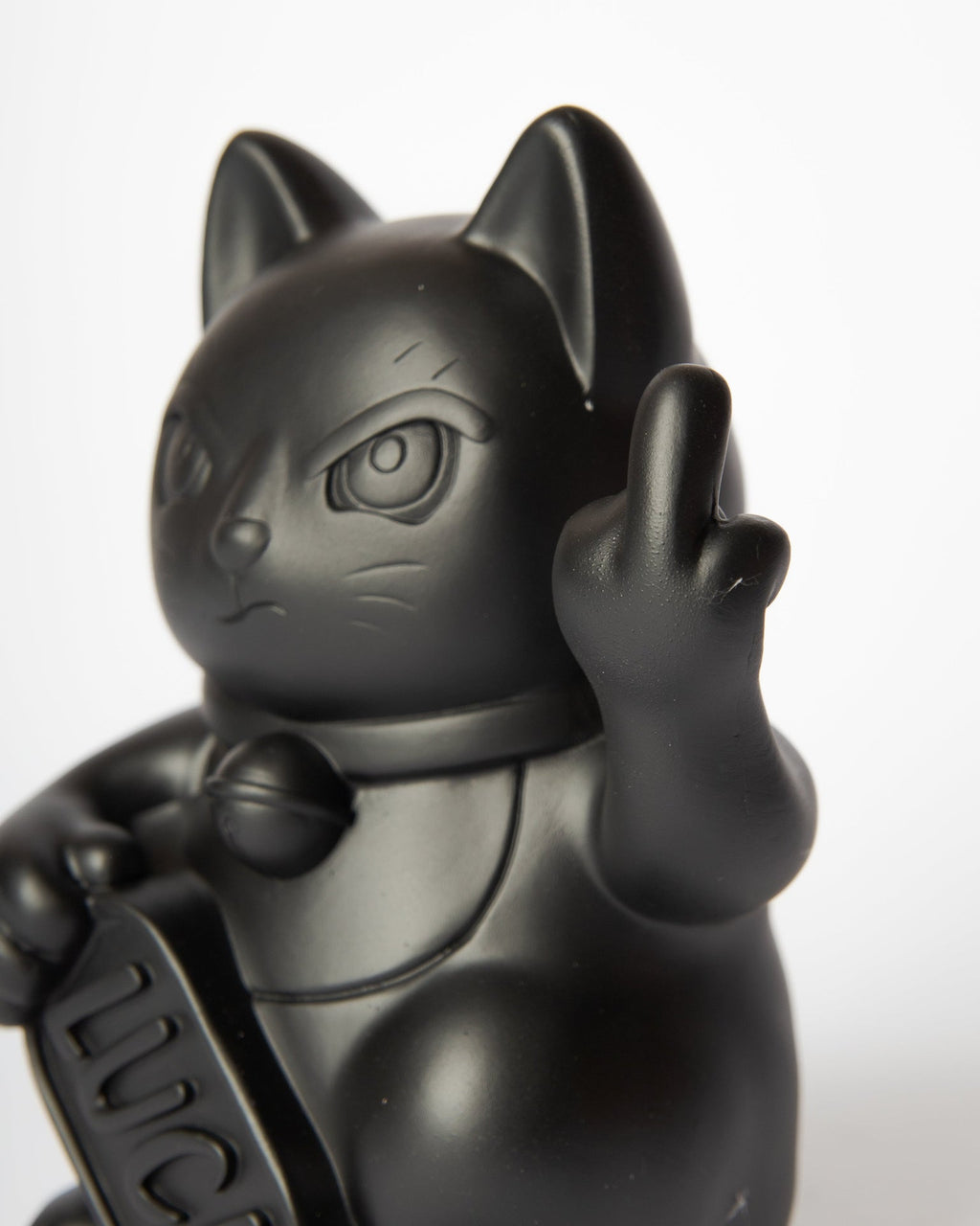 Chat Chanceux « Fuck » Noir