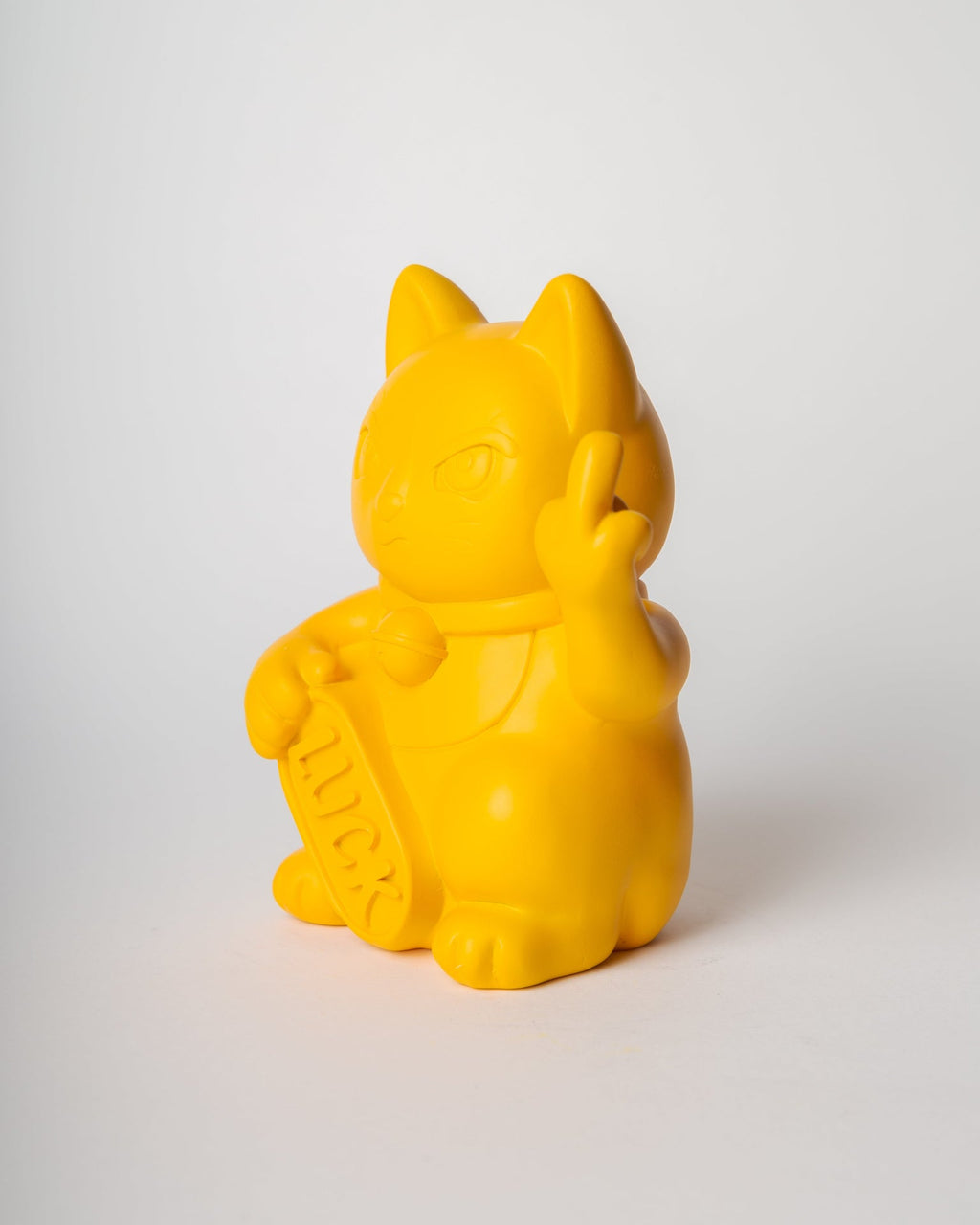 Chat Chanceux « Fuck » Jaune