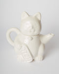 Théière Chat Chanceux Blanc