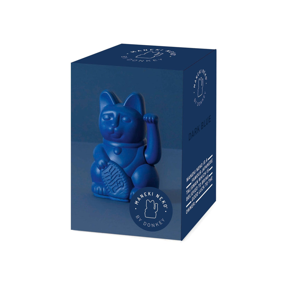 Mini Chat Chanceux Bleu Foncé