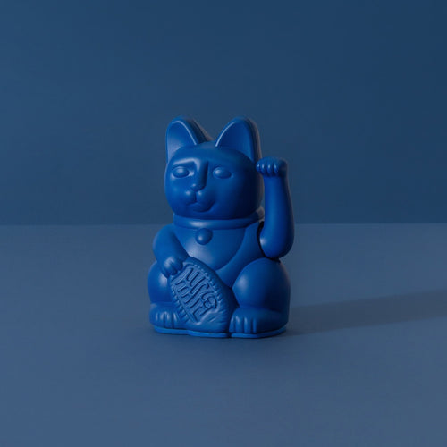 Mini Chat Chanceux Bleu Foncé