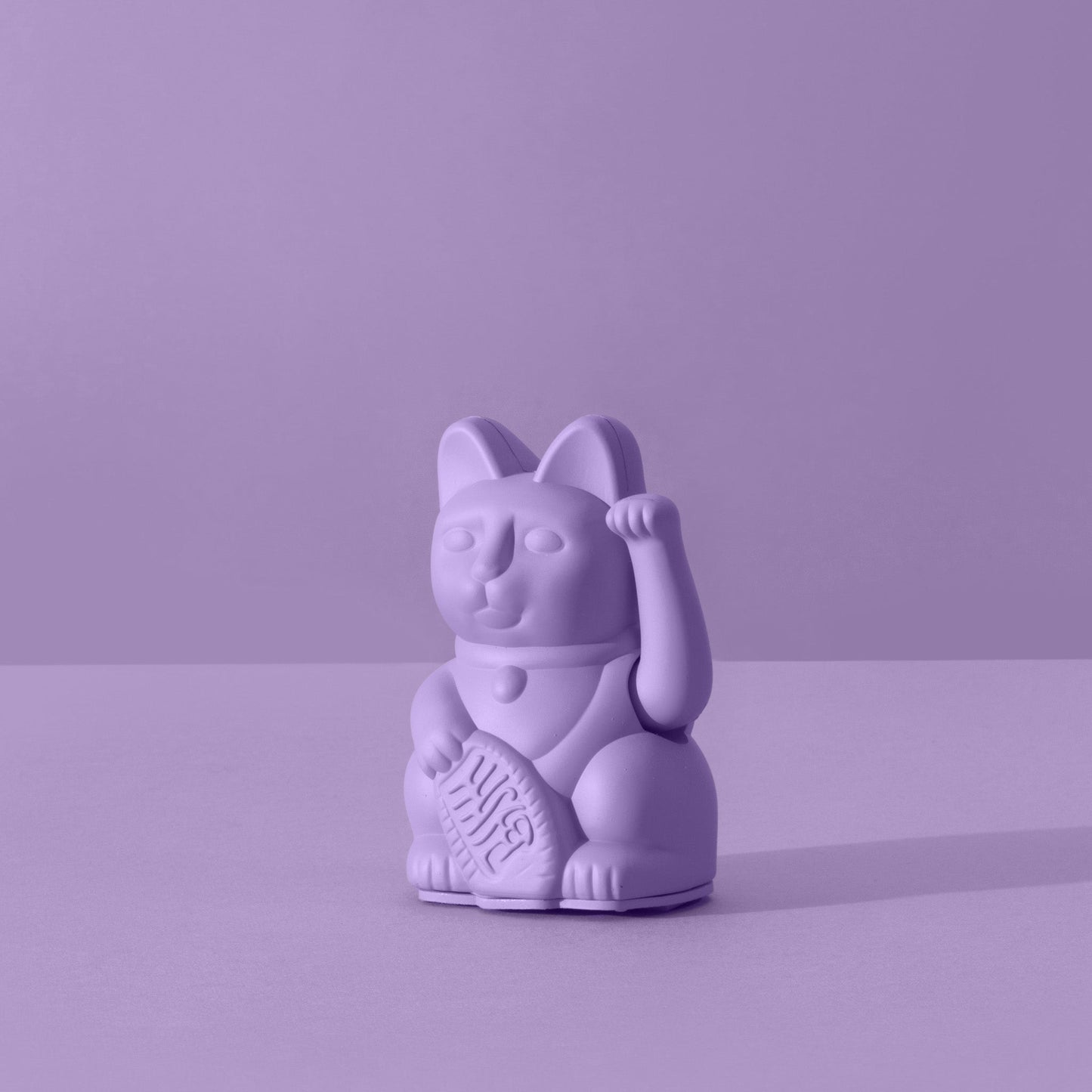 Mini Chat Chanceux Lilas - le Chat Chanceux