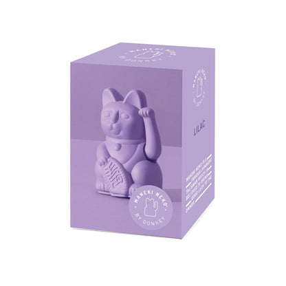 Mini Chat Chanceux Lilas - le Chat Chanceux