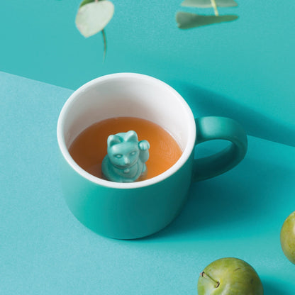 Mug Chat Chanceux Turquoise - le Chat Chanceux