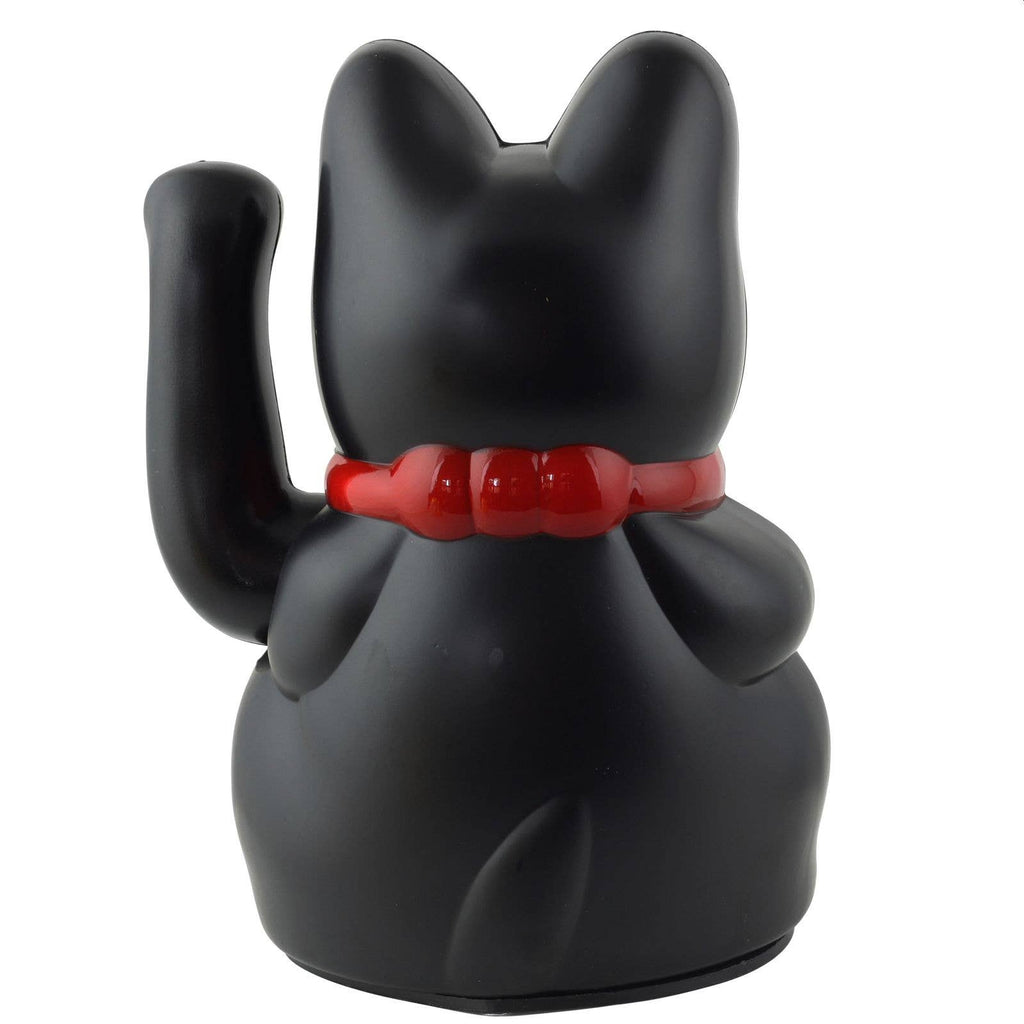 Chat chanceux noir 13cm