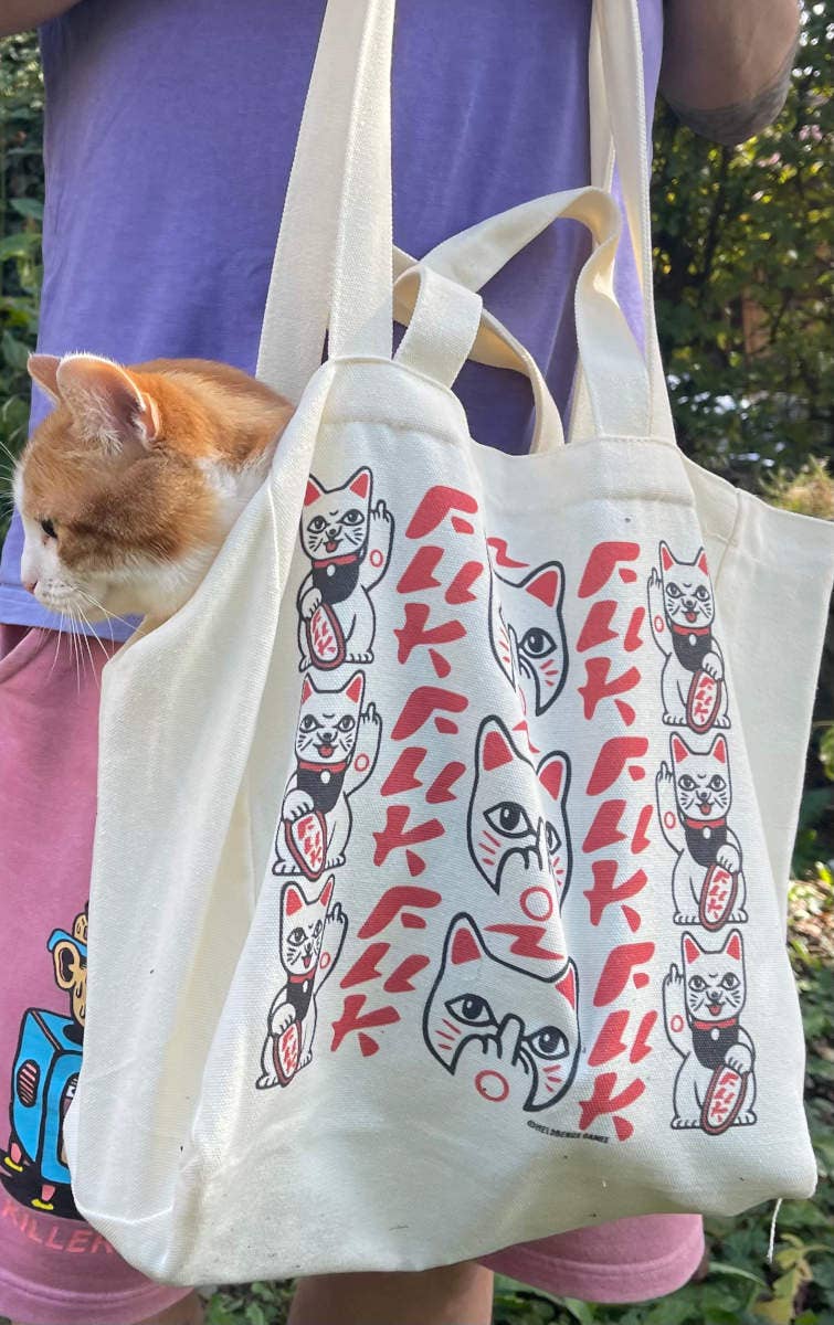 tote-bag-fuck-you-maneki-neko-heldbergs-games 