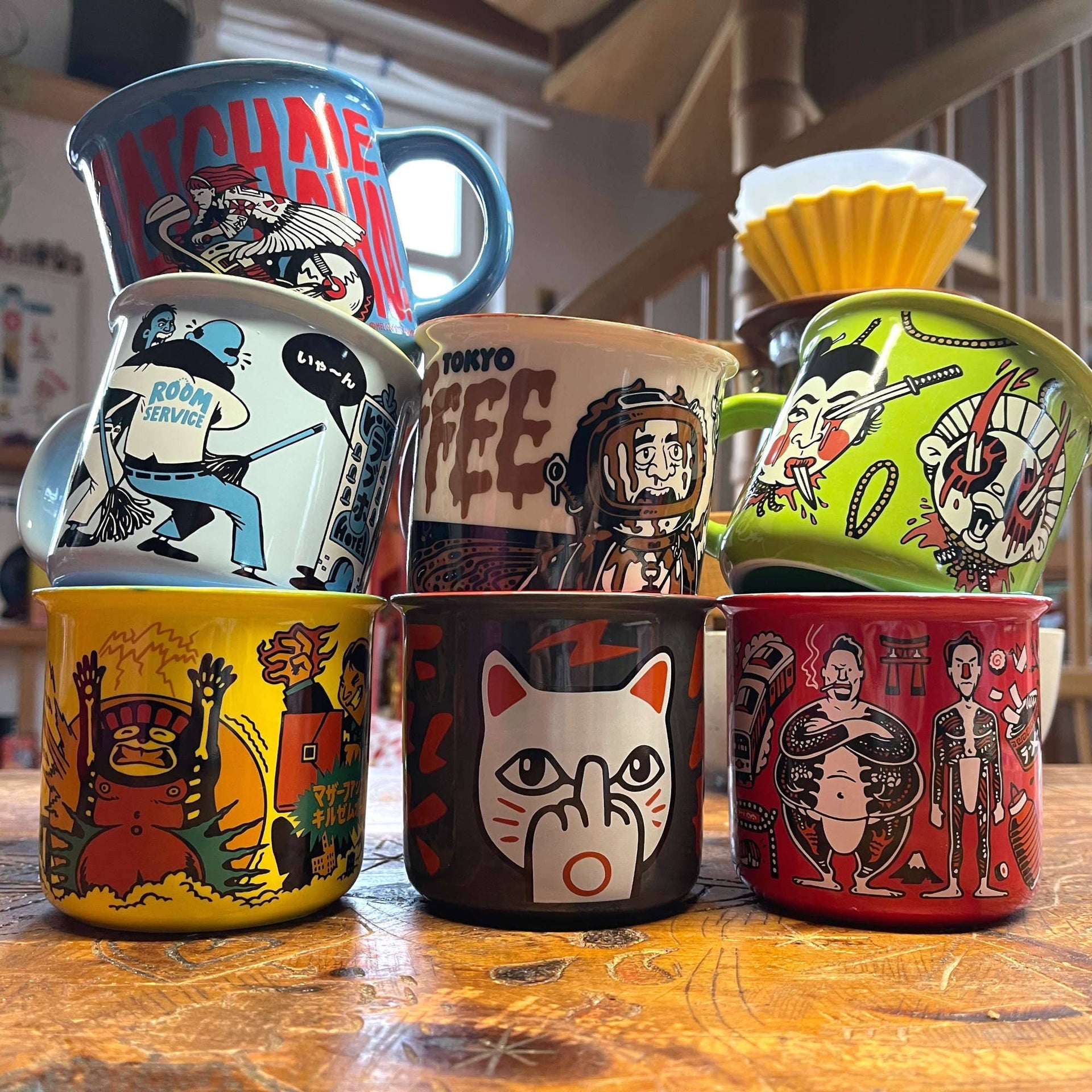 Gelukkige kattenmok "F**k You Neko"