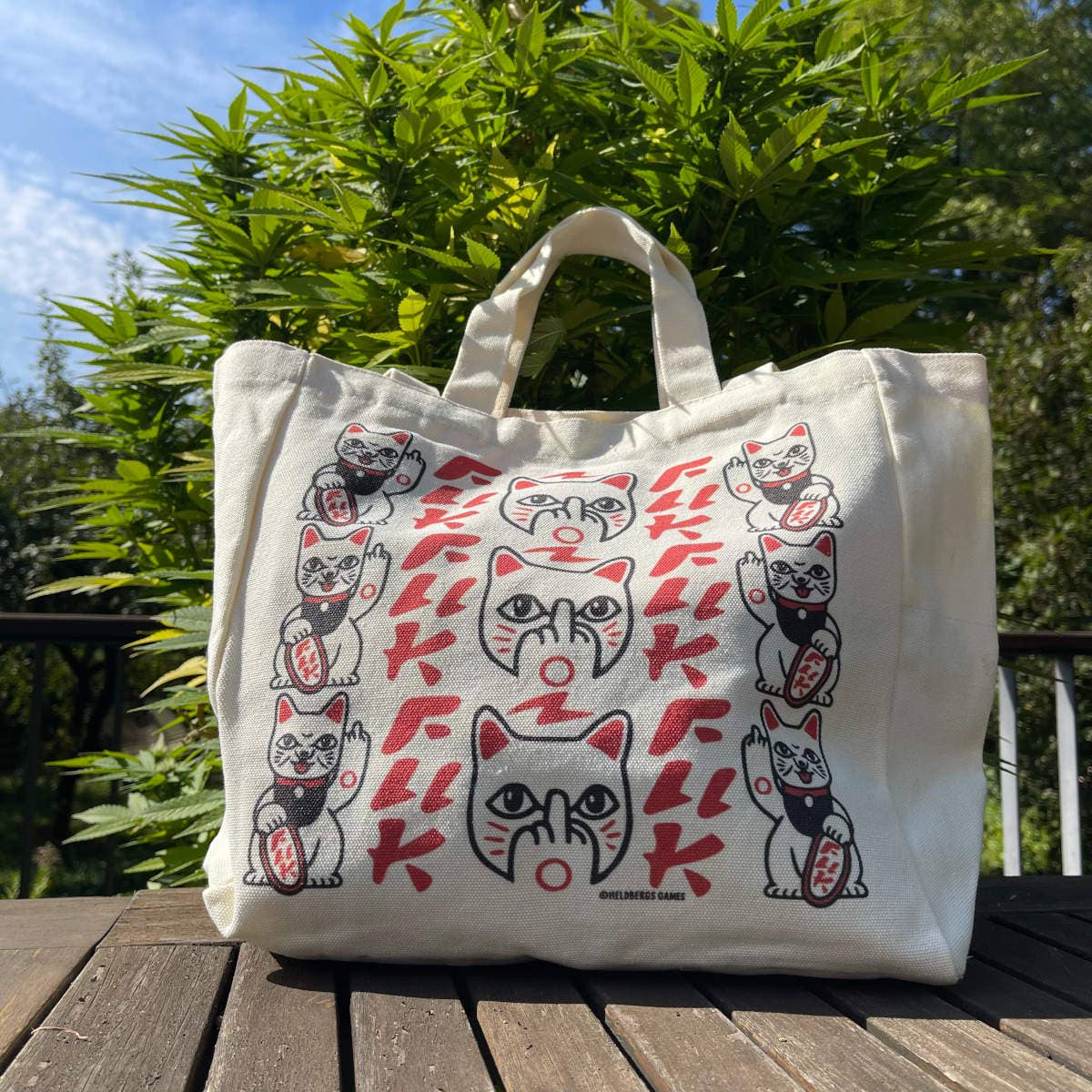 Tote Bag « Fuck you - Maneki Neko »