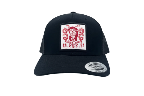 Casquette Singe Chanceux - Maneki Neko - vue de côté - Num-wear