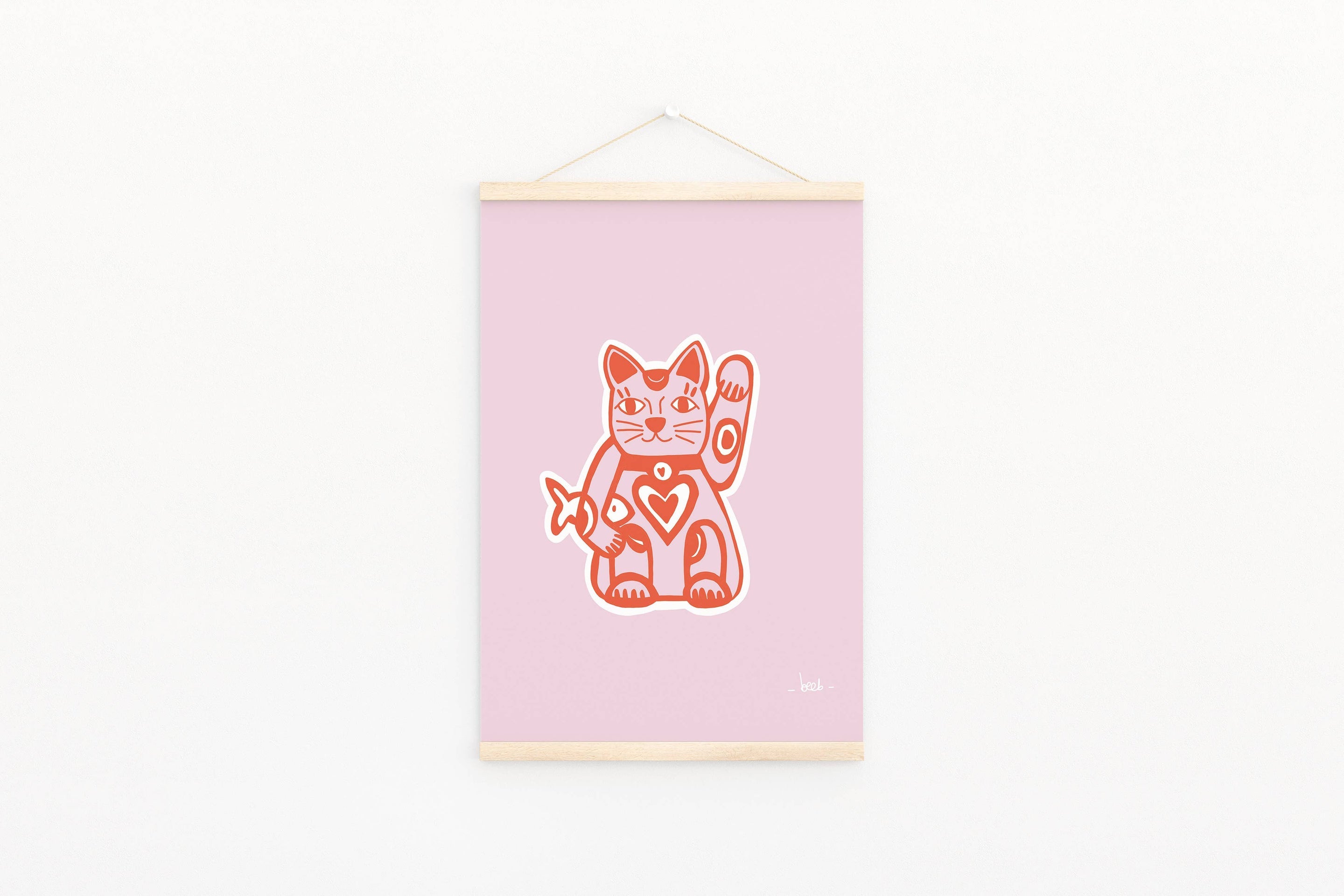 Affiche « Chat Chanceux » - le Chat Chanceux