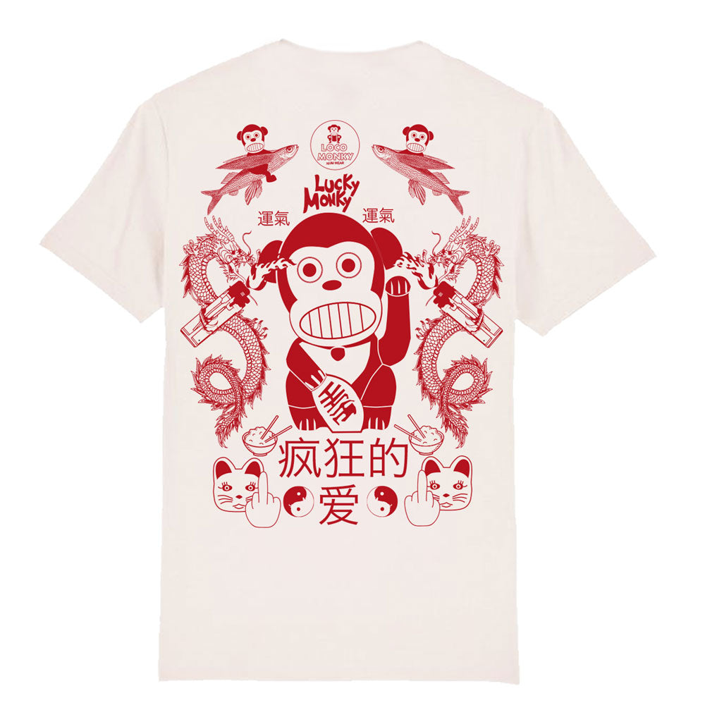 Tee-Shirt Singe Chanceux - le Chat Chanceux