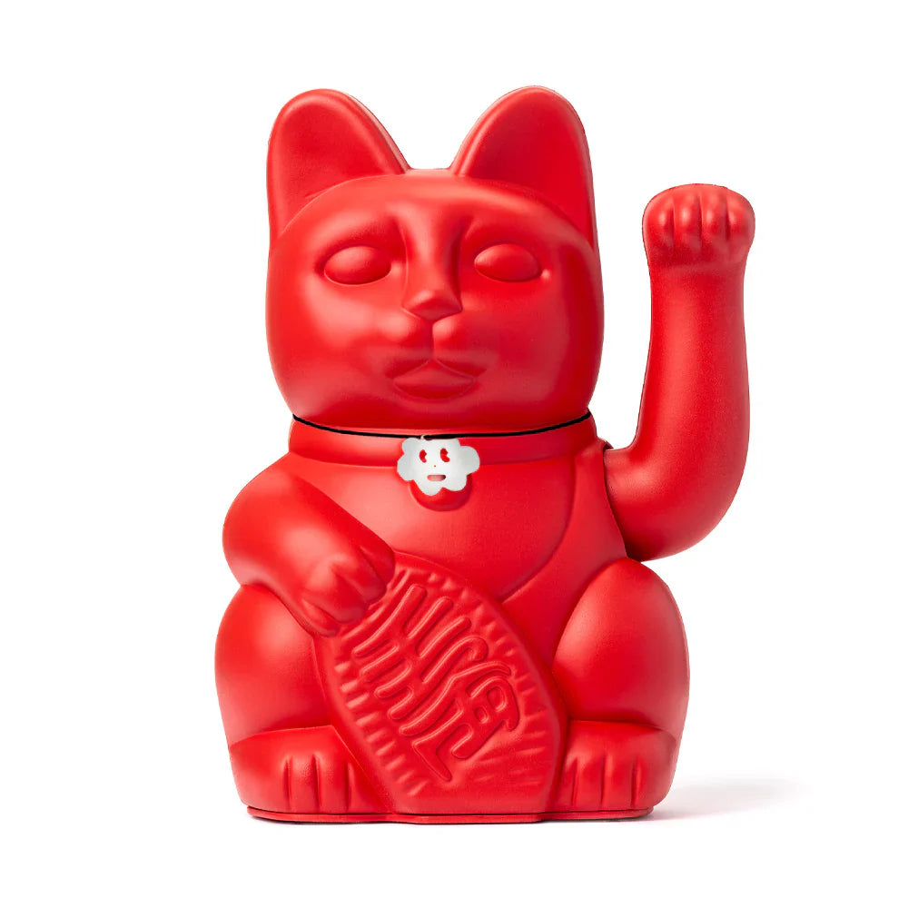 Strawberry Red Lucky Cat
