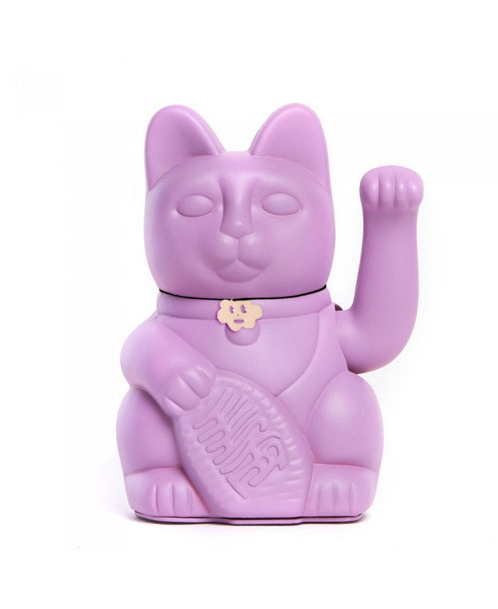 Chat Chanceux Mauve - le Chat Chanceux