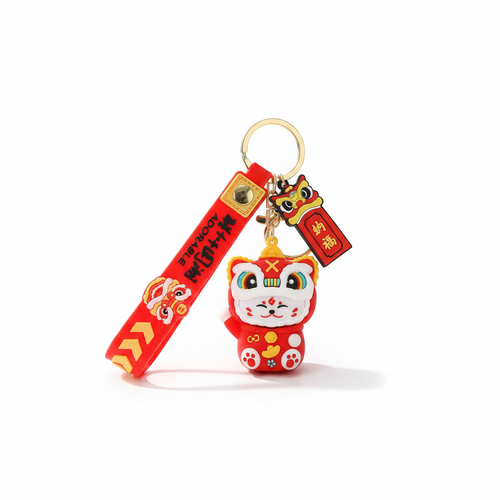 Lucky Cat Nyckelring - Maneki Neko, nyckelring - huvudvy - The-lucky-cat