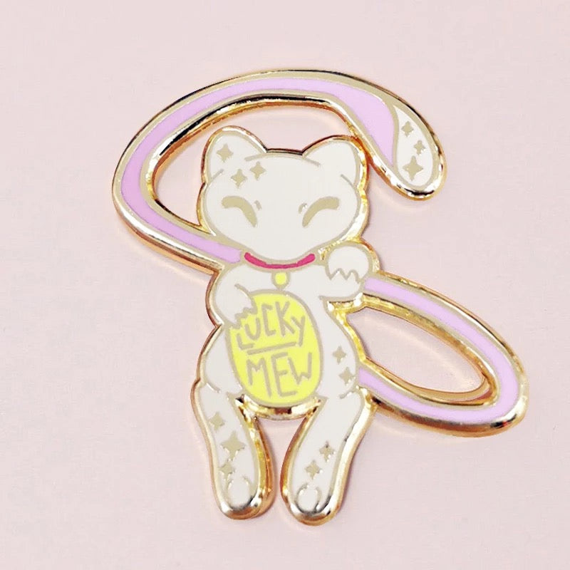 Pin's Chat Chanceux Lucky Mew