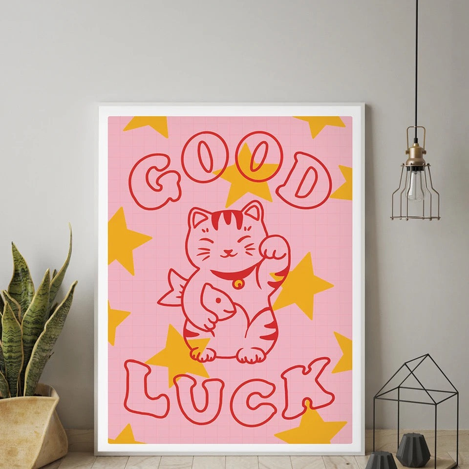 artprint-chat-chanceux-good-luck-lcc 
