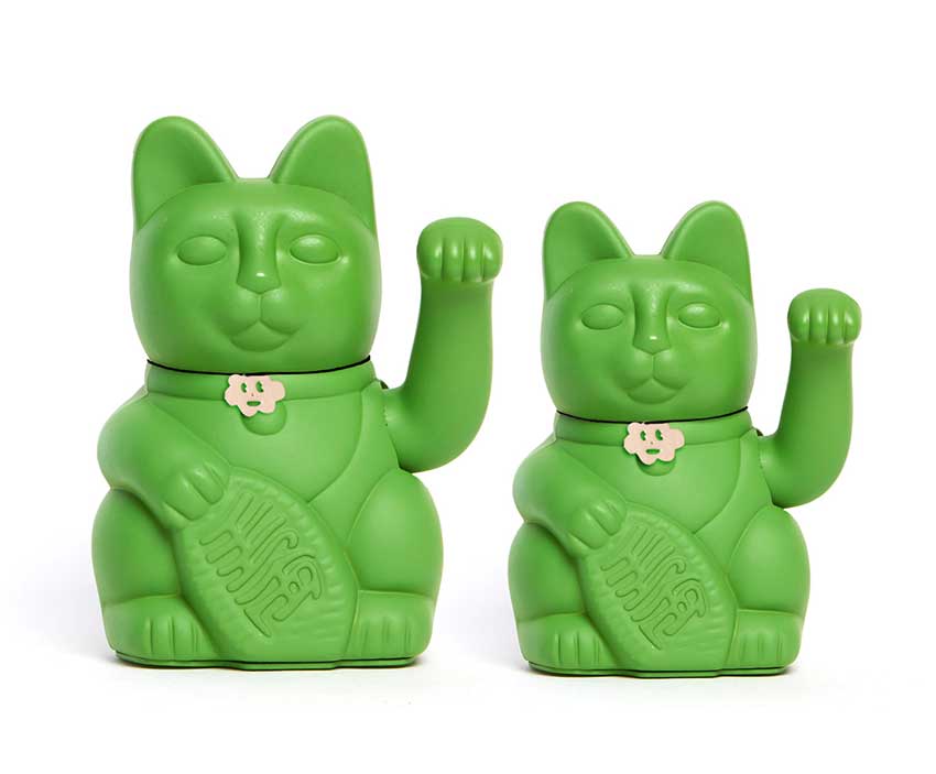 Chat Chanceux Vert Hulk - le Chat Chanceux