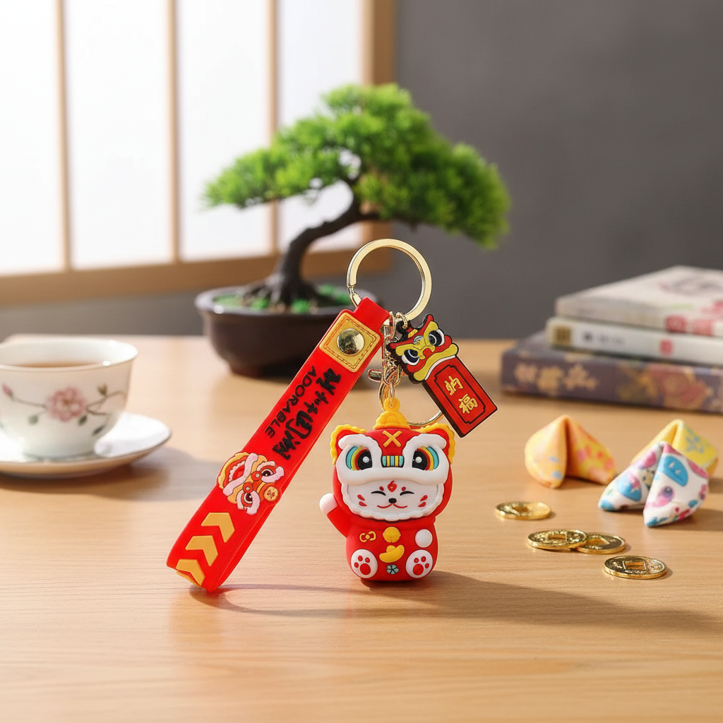Lucky Cat key ring