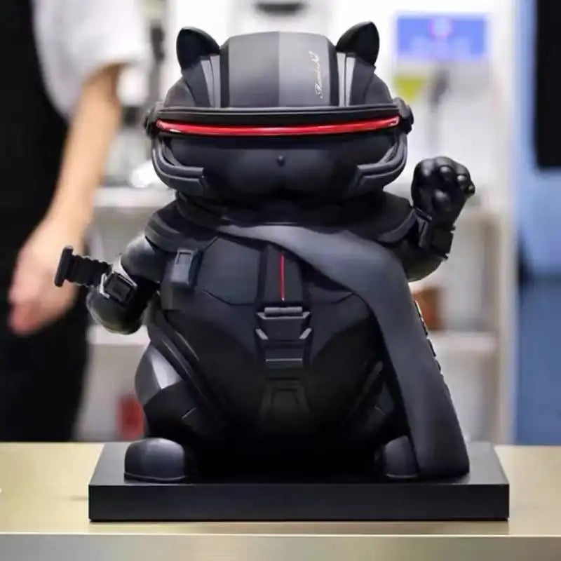 statuette-cyber-chat-chanceux-noir 