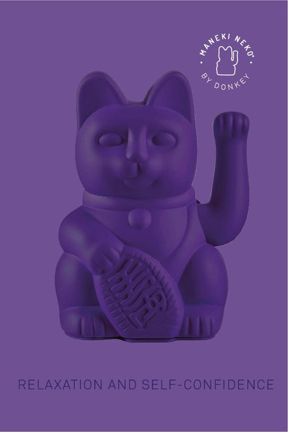 Chat Chanceux Violet - le Chat Chanceux