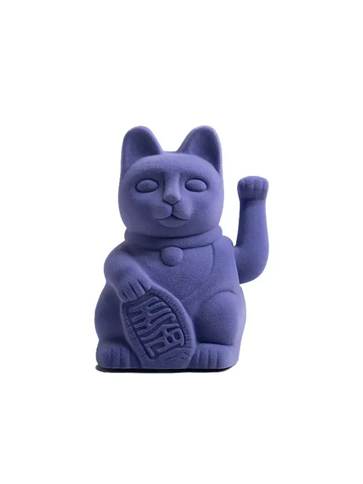 Chat Chanceux Violet Velours - le Chat Chanceux