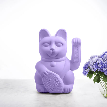 Grand Chat Chanceux Lilas