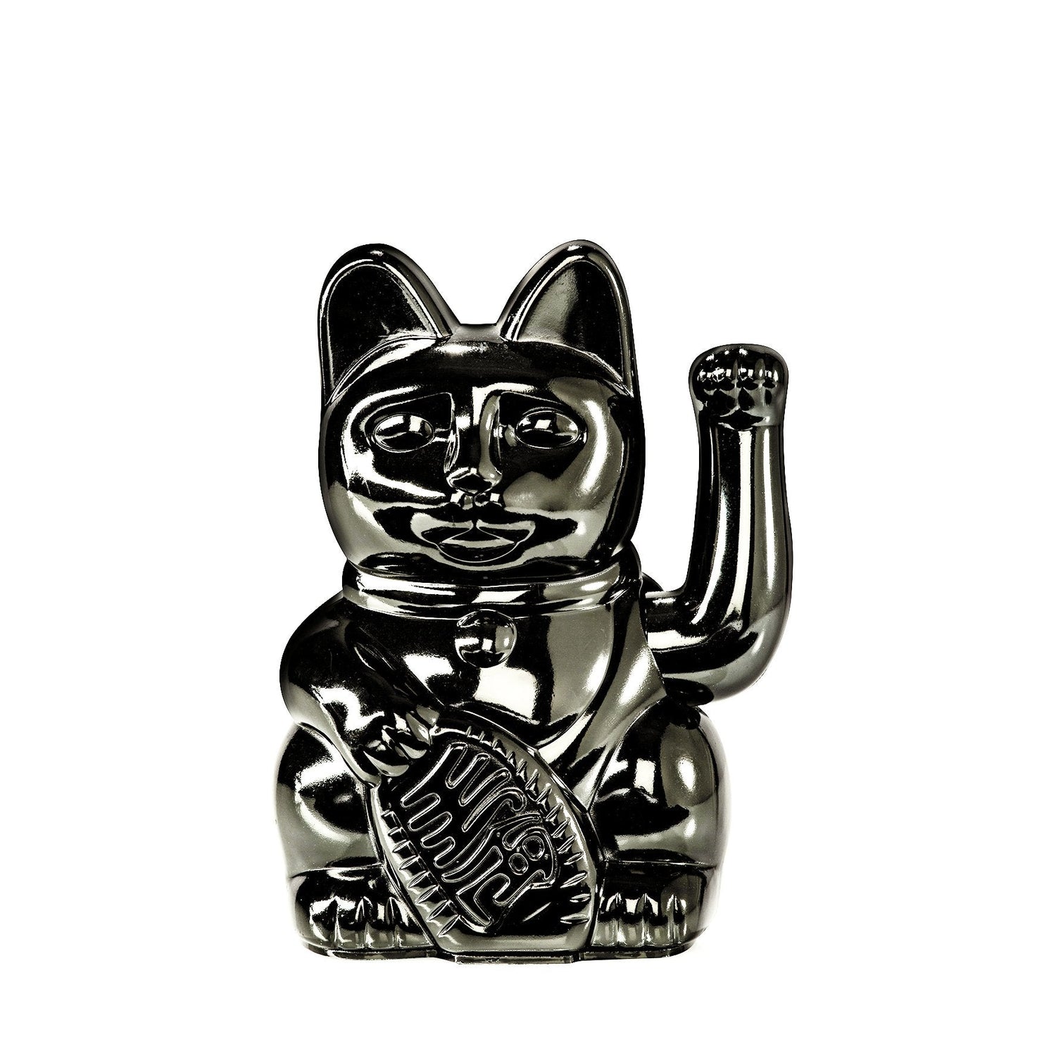 Chat Chanceux Noir Glossy Donkey | Maneki Neko Lucky Cat boutique