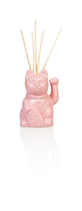 Diffuseur de parfum Chat Chanceux Rose Bitten | Maneki Neko Lucky Cat boutique