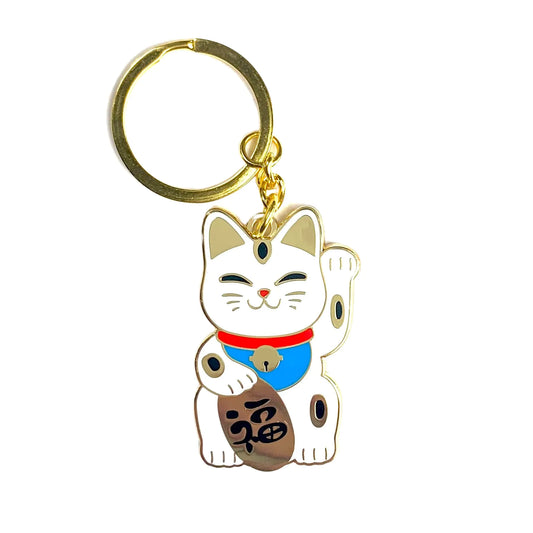 Lucky Cat Luck To Go Keychain