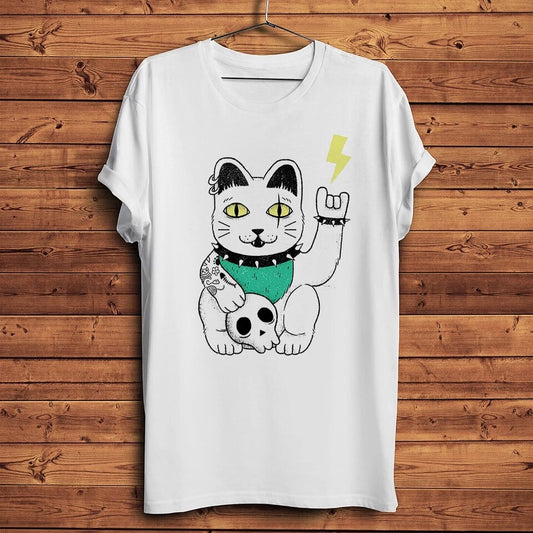Rock Lucky Cat T-shirt
